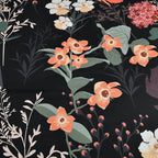 Yiran Black Red Floral Comforter Set King Size, 7 Piece Winter Comforter - Image 5