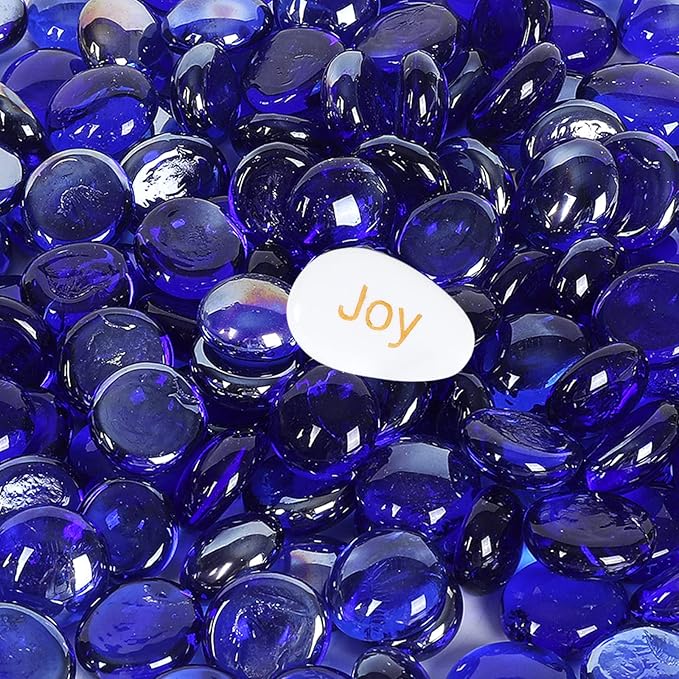11LB Fire Glass Beads and Marbles by Ausluru
