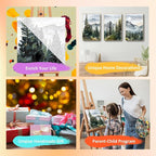 Mandun 3 Pack Paint by Numbers for Adult, Landscape Paint by Numbers Kit for - Image 7