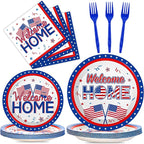 100Pcs Military Welcome Home Decorations Patriotic Army Soldier Homecoming by Qyeahkj