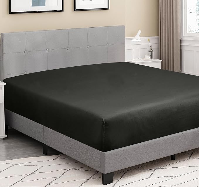 ROYALE LINENS 300 Thread Count 100% Long Staple Combed Cotton Fitted Sheet Twin - Image 4