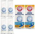 Arm & Hammer In-Shoe Odor Destroying Pouches, Shoe Deodorizer Insert for Reducing Odor and Absorbing Moisture, Smell Eliminator for All Footwear, Gym Bags and Work Boots (2 Pairs)
