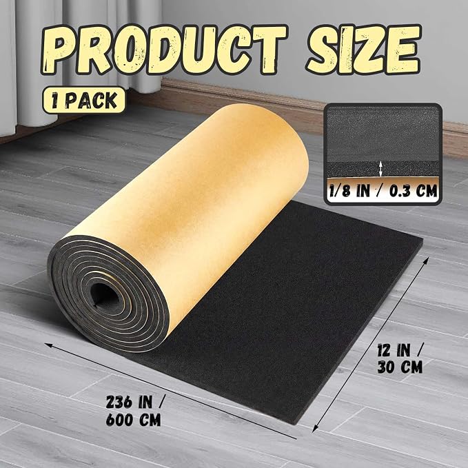 Pangda 1 Piece 236 x 12 x 1/8 Inch Extra Large Marine Foam Roll Closed Cell - Image 2
