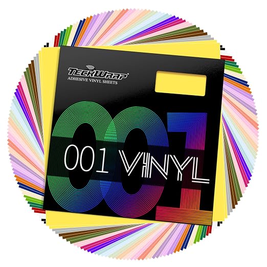 TECKWRAP 001 Permanent Adhesive Vinyl Bundle by TECKWRAP