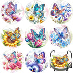 TDOOW Diamond Art Painting Coasters Kit, DIY Diamond Painting by TDOOW