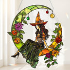 Halloween Faux Stained Glass Ghost Ornaments Acrylic, Halloween Decor Cute - Image 8