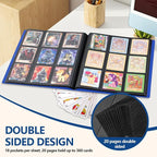 Card Binder, EDUDIIU 9 Pockets Premium Trading Card Binders, Cards Collection - Image 3