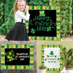 69 Feet St Patricks Day Bulletin Board Decorations Lucky Green Shamrock Clover - Image 4