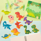 COcnny Dinosaur Finger Puppets Craft- 11pcs Dinosaur Felt Finger Puppet - Image 5