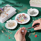 SUTROMA 501pcs Lip Gloss Keychain Making Kit - Image 5