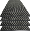 4 PCS Acoustic Panels, High Density Fireproof Noise Cancelling Foam Studio Foam by KTOESHEO