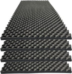 4 PCS Acoustic Panels, High Density Fireproof Noise Cancelling Foam Studio Foam by KTOESHEO