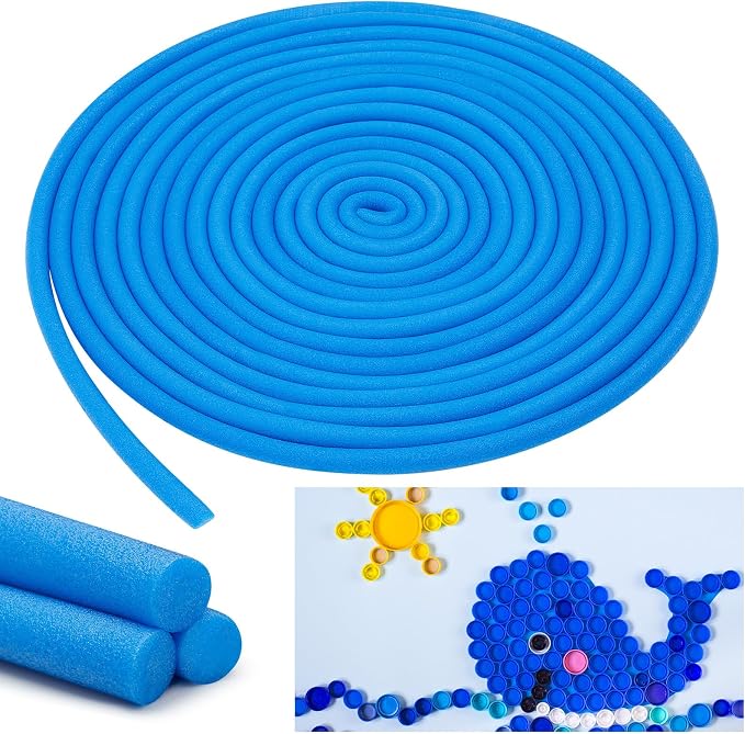 Frienda 1 Inch x 40 ft Blue Foam Noodles by Frienda