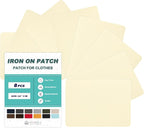Iron on Patches for Clothes, 8 Pieces Fabric Patches for Clothing, Hat Repair by ForABetterHomeLife