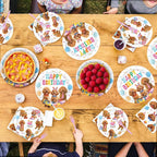 96 Pcs Golden Doodle Birthday Party Decorations Puppy Dog Birthday Plates and - Image 7