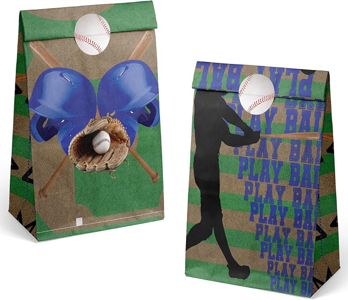 Baseball Party Favor Bags for Kids – 24 Pcs Baseball Gift Bags - Image 2
