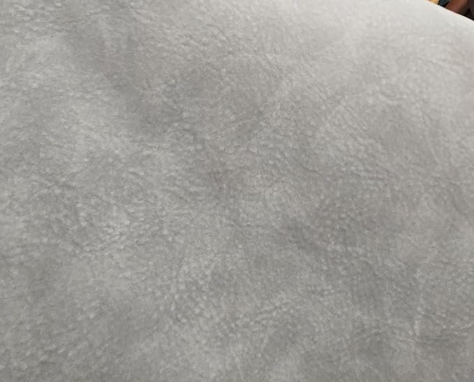 Gray 2 Tone Nubuck Suede Faux Vegan Peta-Approved Leather Synthetic Pleather 1 - Image 4