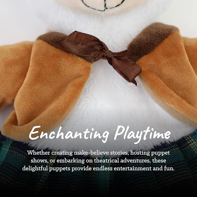 Sharewood Forest Friends Aria The Alpaca Hand Puppet - Image 5