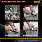 8-In-1 Multi Blades Hand Saw, Drywall Cutter. Hacksaw. Long Blade, Jab Saw - Image 6