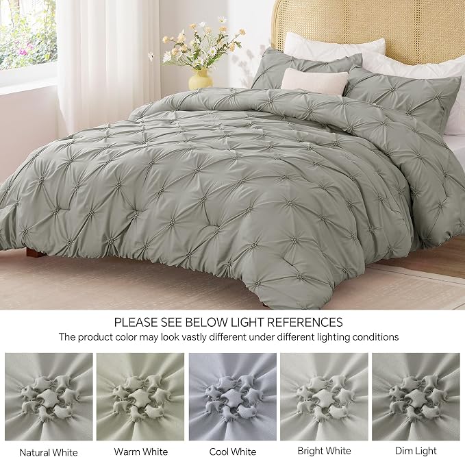 BEDELITE Grey Twin Comforter Set - Image 7