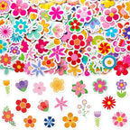 400Pcs Flower Foam Stickers Assorted Spring Summer Colorful Flower Shaped by ceibatree