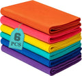 HaoFeiJH 6 Rolls 8"x20" Soft Felt Fabric Sheets, 1.6mm Thick, and Projects by HaoFeiJH