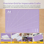 A4 Self-Healing Cutting Mat, Double-Sided Craft Mat - Image 3