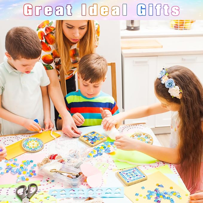 Qinyoung 6 Sets DIY Mosaic Tiles - Image 2
