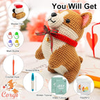 Faircosy Animal Crochet Kit for Beginners: Includes Complete Tools Ample Yarn - Image 2