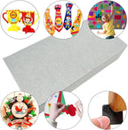 RZJZGZ 5Piece Adhesive Felt Sheet 8.3X11.8in Khaki Felt Fabric Adhesive Sticky - Image 4