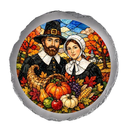 Magnolia Garden 10-Inch Thanksgiving Pilgrim by DicksonsGifts