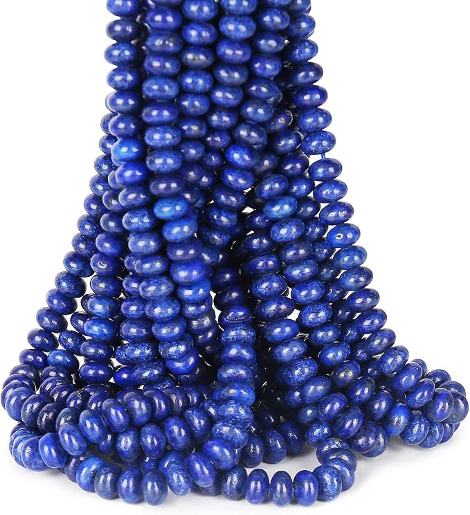 ICAI Beads 5x8mm Natural Beads Rondelle Spacer Loose Beads by CAI+YI+MING