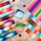 Dark Gradient Permanent Adhesive Vinyl 15 Sheets 12'' x 10'' | Ombre Rainbow - Image 7