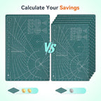 HTVRONT 5 Packs Self Healing Cutting Mat- 12" x 18” Double-Sided Cutting Mats - Image 7