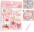 Tmtains 30 Sheets Japanese Manga Style Sticker Book 800+Pcs Heisei Retro Animal by Tmtains