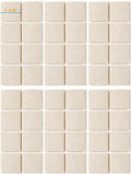 FURNIGEAR Felt Furniture Pads for Hardwood Floors - Self Adhesive Chair Felt Pads, Floor Protector for Furniture Feet, Furniture Sliders Moving Smoothly - Anti Scratch 48 Pcs 1-1/2" Square