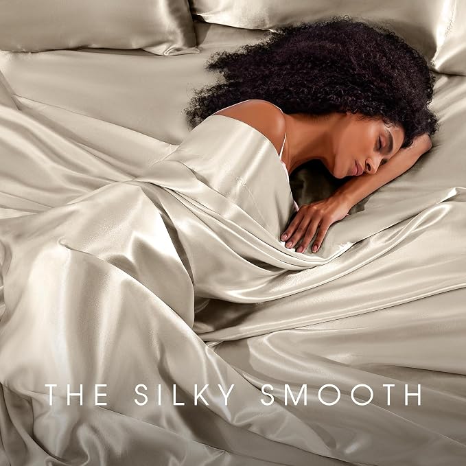 FreshCulture Satin Sheets King Size - Image 6