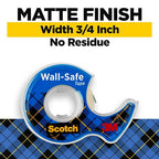 Scotch Wall-Safe Tape, 1 Dispenser Roll, Removable Wall Safe Tape, - Image 2