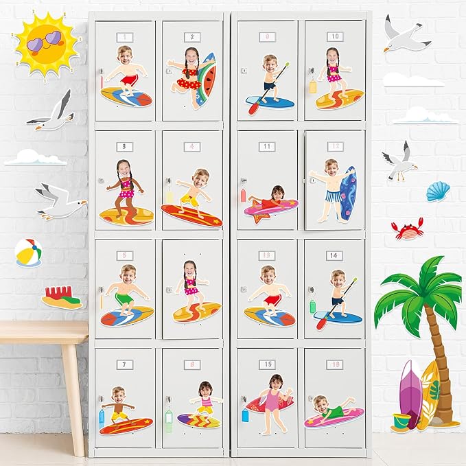 Summer Bulletin Board Classroom Decorations Surfing into Summer Bulletin Board - Image 6