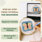 Kukovaya Punch Needle Kit for Beginners & Adults; Complete DIY Embroidery - Image 4