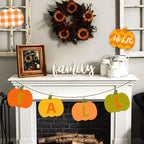 50 PCS Pumpkin Wood Cutouts Unfinished Fall Wooden Cutouts Blank Pumpkin Wood - Image 5