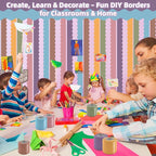 6 Rolls 196.8 Ft Boho Bulletin Board Borders - Image 3