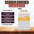 Sleeve Kings Standard Card Sleeves – 110 Count, Medium USA Size, Compatible - Image 3