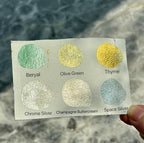 Handmade Metallic/Mica Watercolors Paint Set in Tin Case Sparkly, Glitter - Image 3