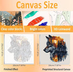 3 Pack Framed Paint by Numbers for Adult - Image 3