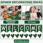 Qyeahkj Green Leaves Bulletin Board Paper Roll Greenery Leaf Bulletin Board - Image 4