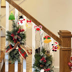 80PCS Wooden Christmas Ornaments to Paint, 8 Styles DIY Blank Unfinished Wood - Image 5