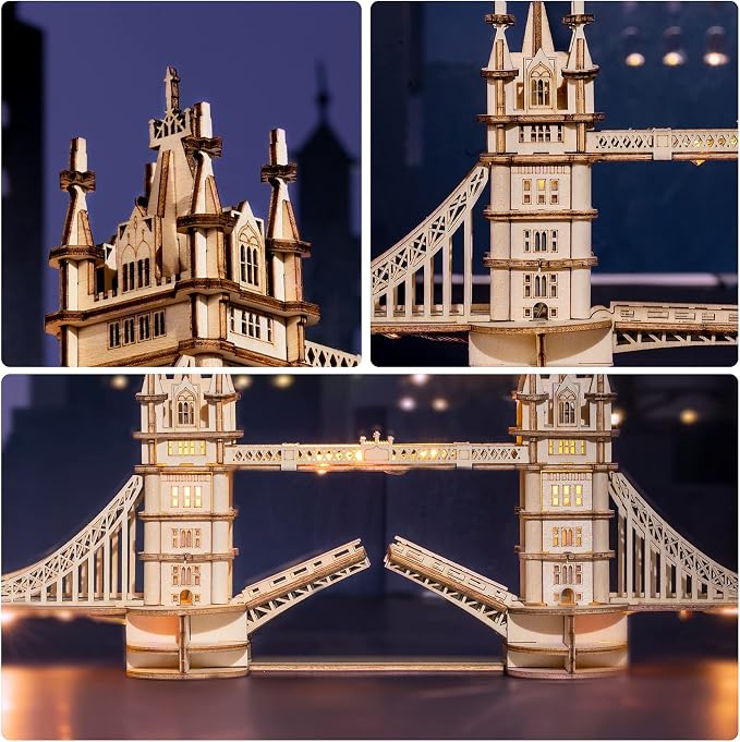 Rowood 3D Puzzles for Adults, DIY Wooden Model Kits for Adults to Build - Image 8