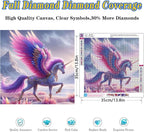 Unicorn Diamond Art Kits for Adults, Full Drill Animal Diamond Painting Kits - Image 2