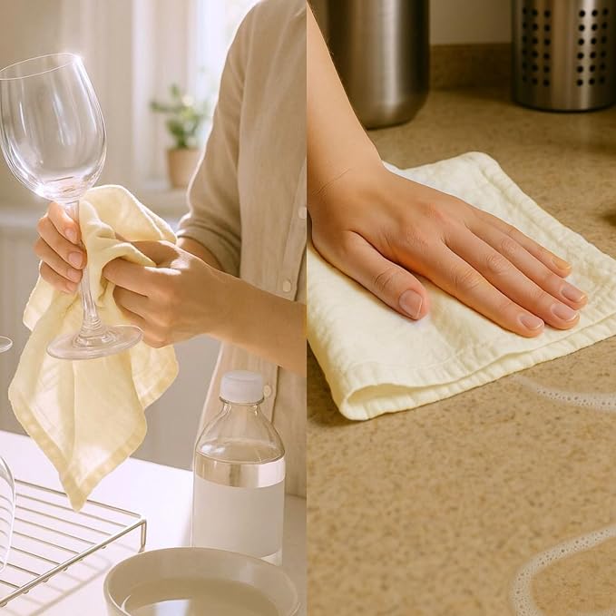 GOTS Certified 100% Organic Cotton Flour Sack | Tea Towel - Image 9